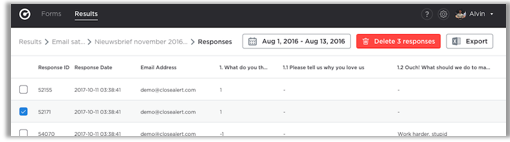 deleteresponses